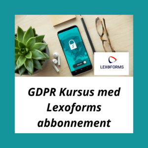 GDPR kursus med Lexoforms