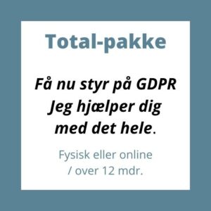 GDPR hjemmeside Total-pakke